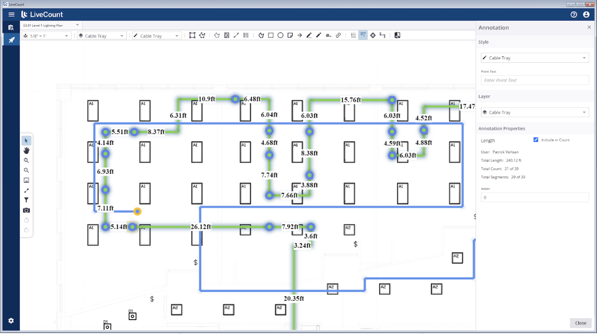 screenshot of Trimble Accubid Anywhere